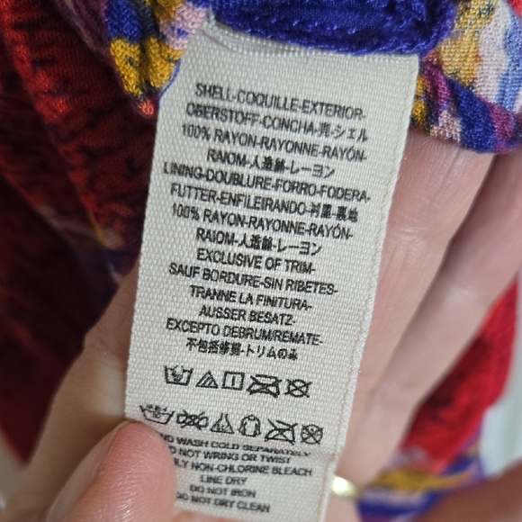 Free People Purple Red Blue Dream All Night Romper Size XS - Picture 9 of 9